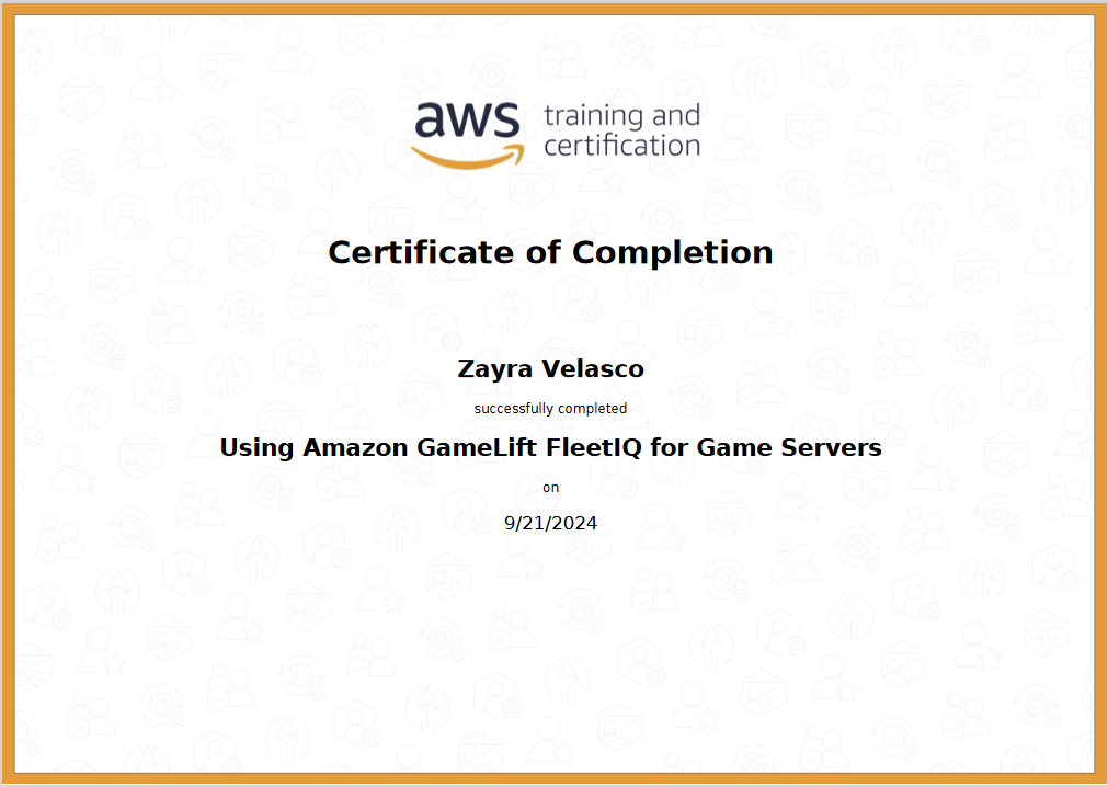 aws certification: gameLift FleetIQ